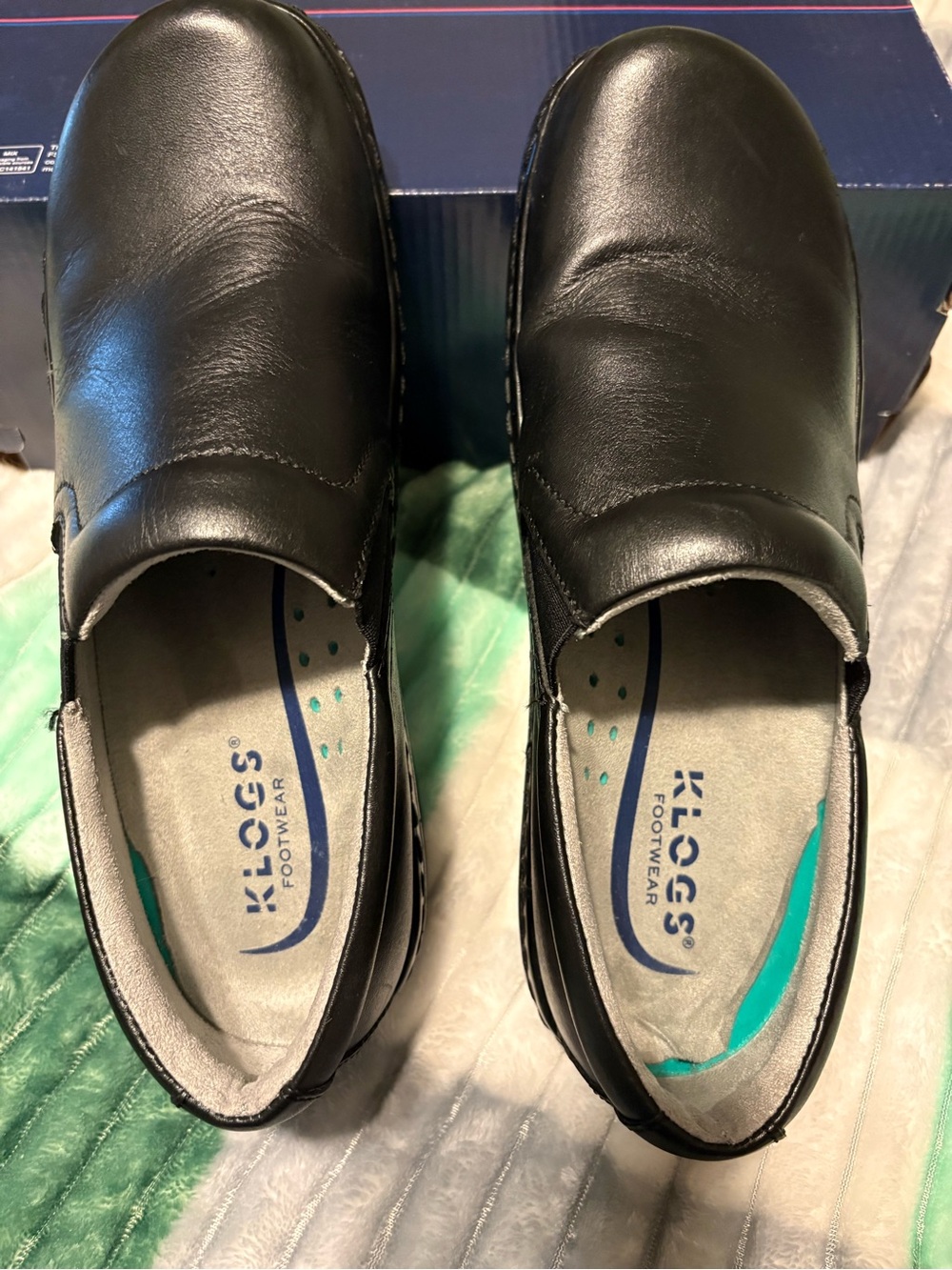 Klogs Black Slip-On Work Shoes size 9M - Picture 2 of 5
